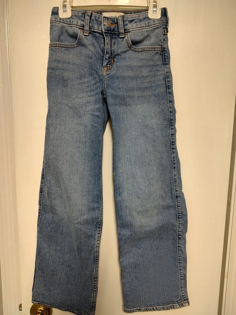 abercrombie kids High Rise Wide Leg Jean